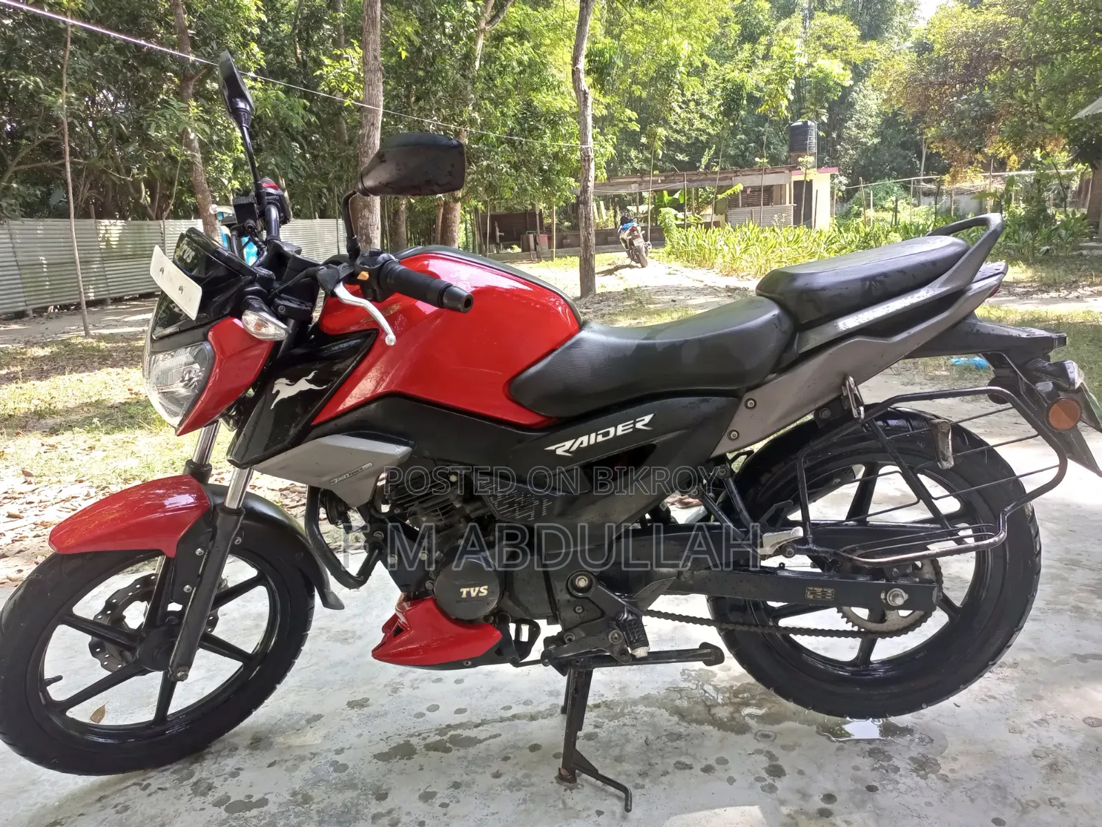 TVS Raider 125 2024 Red