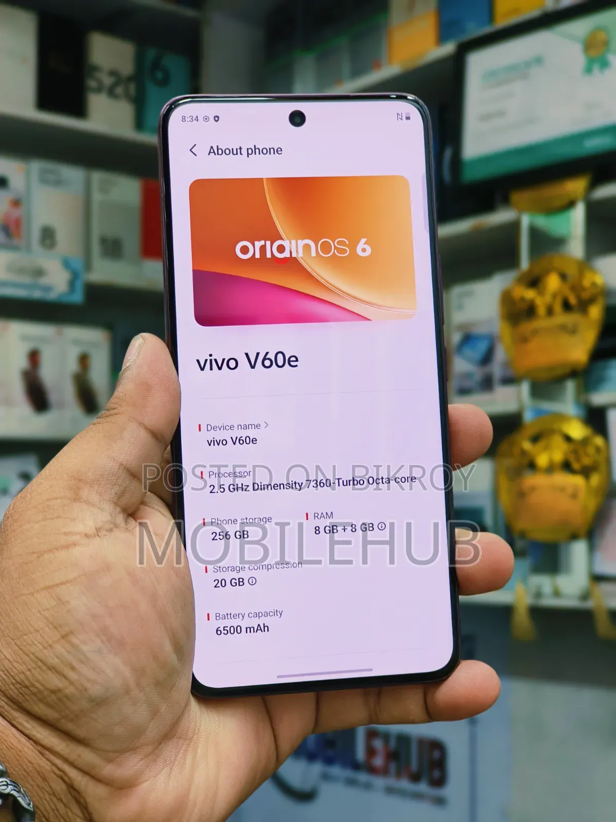 Vivo V60e 256 GB Pink