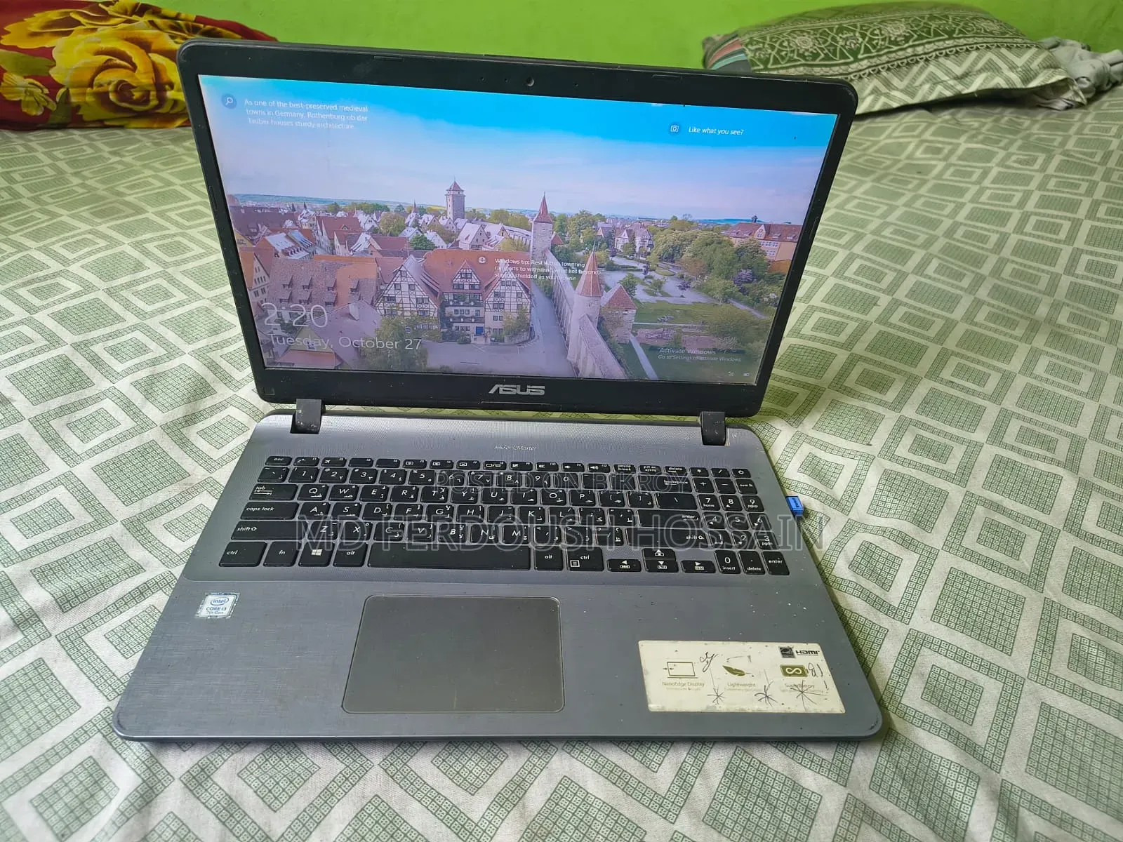 Laptop Asus A52JC 8GB Intel Core i3 HDD 128GB