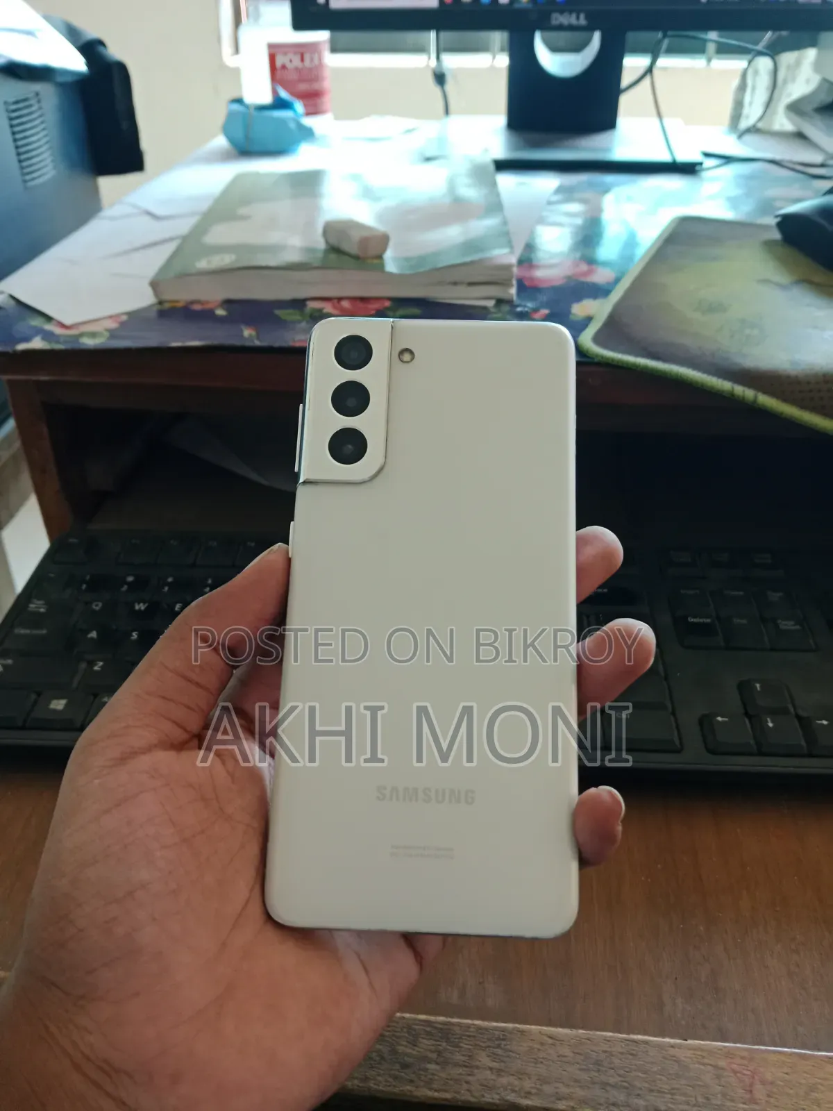 স্যামসাং গ্যালাক্সি এস২১ ৫জি ১২৮ জিবি সাদা