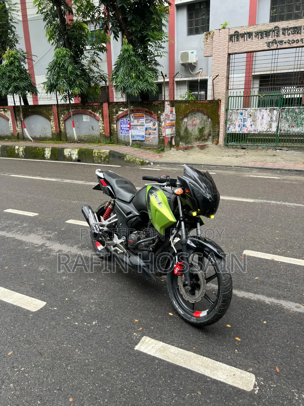 TVS Apache RTR 160 2V 2016 Green