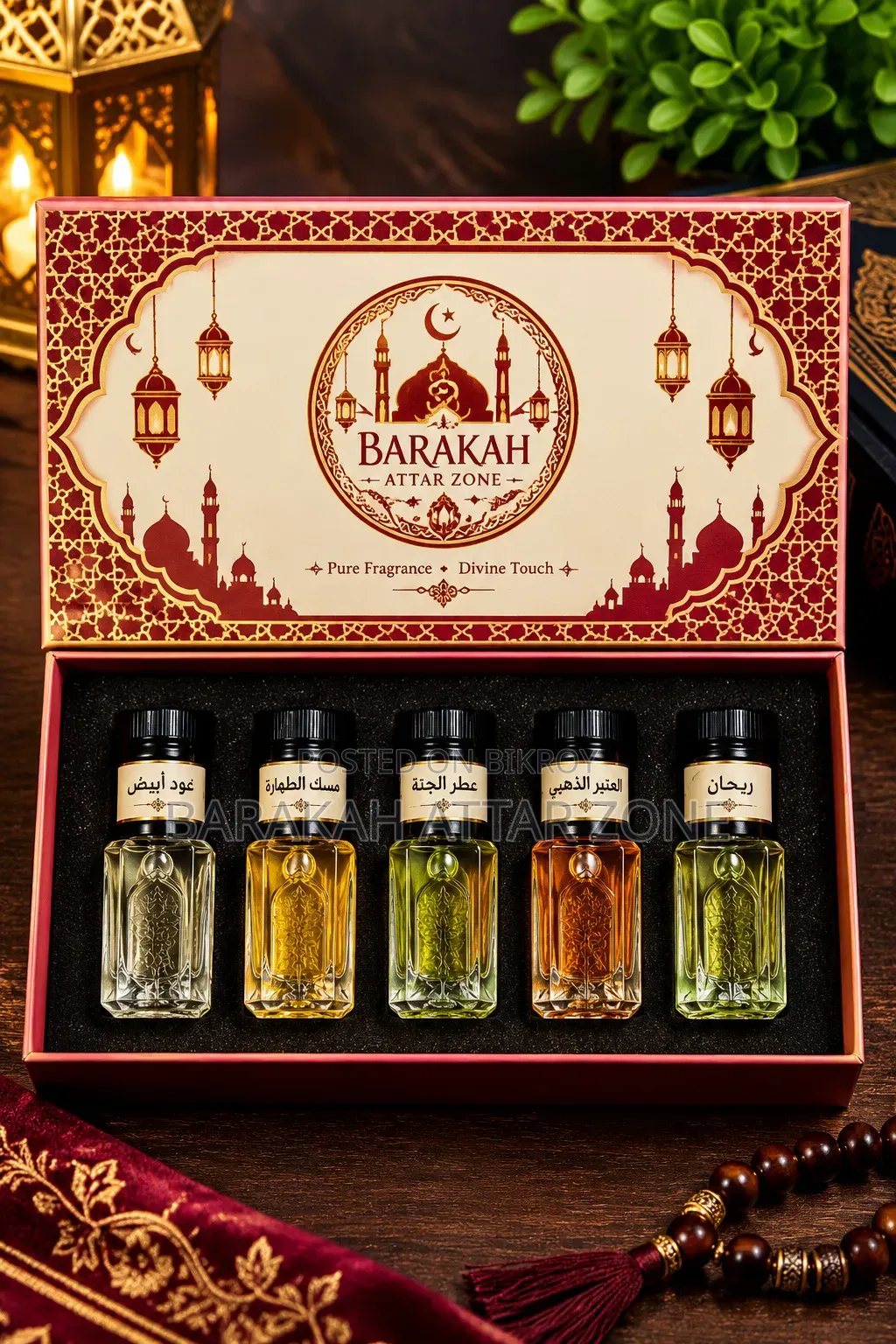 5 Pcs Premium Attar with Another 5 Pcs Attar Free