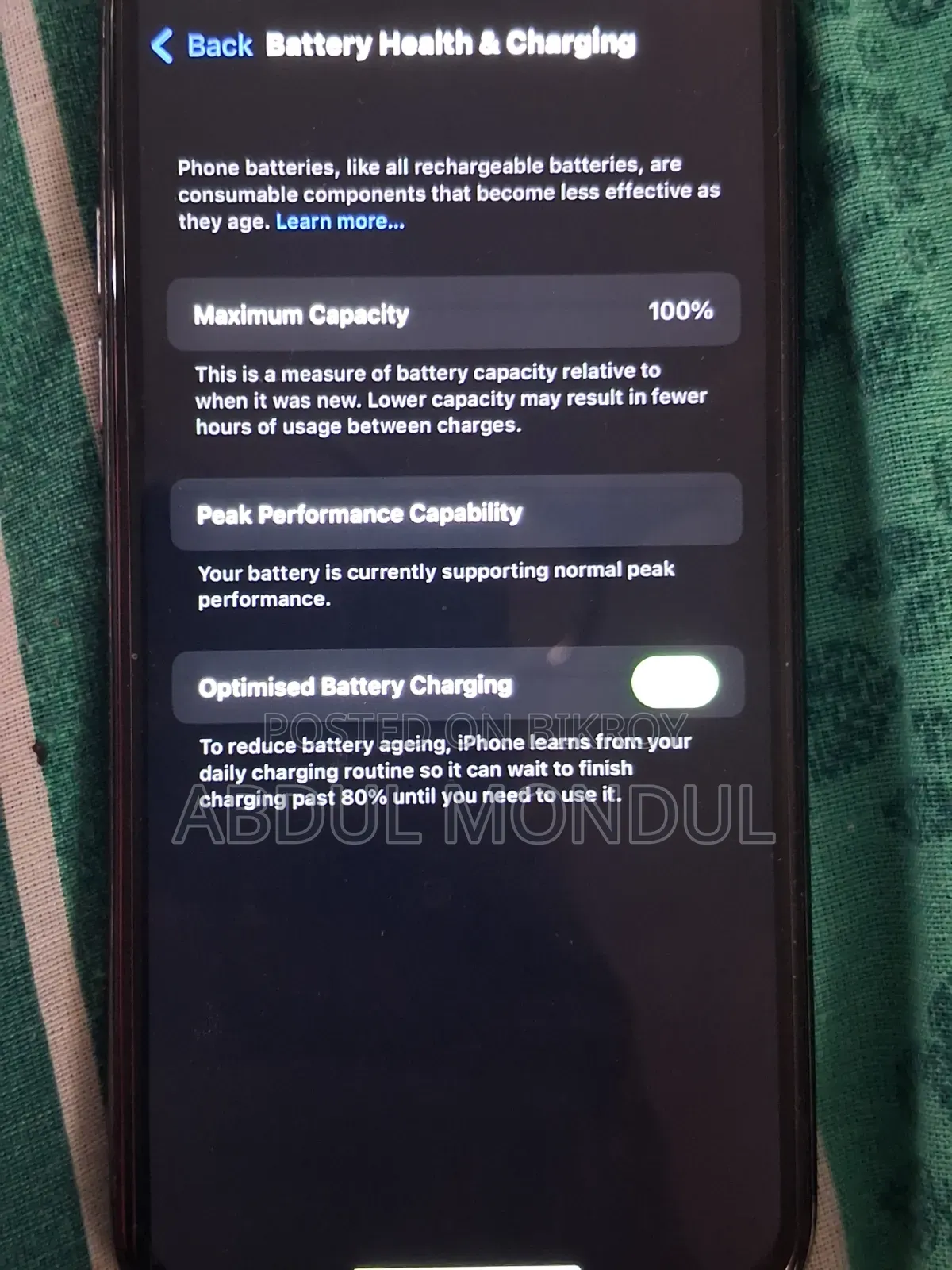 Apple iPhone X 64 GB Black