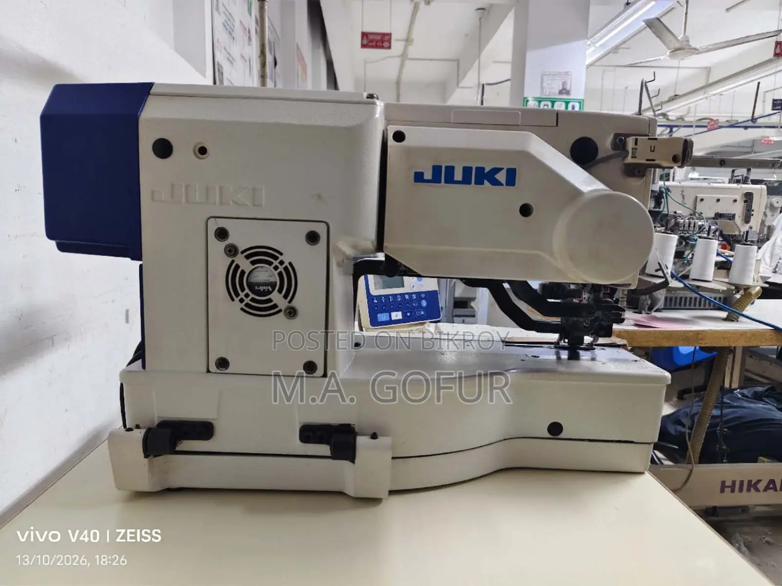 Sewing Machine - M.a. Price: BDT 2,75,000 on bikroy.com [Savar]