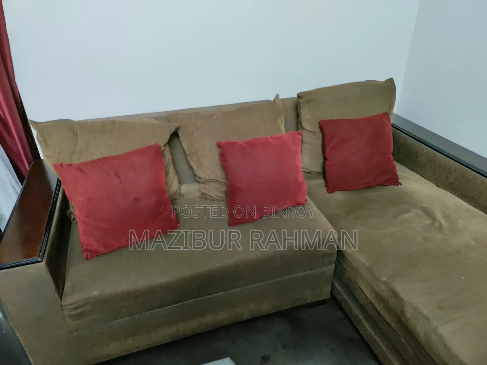 সোফা( এল শেপ)