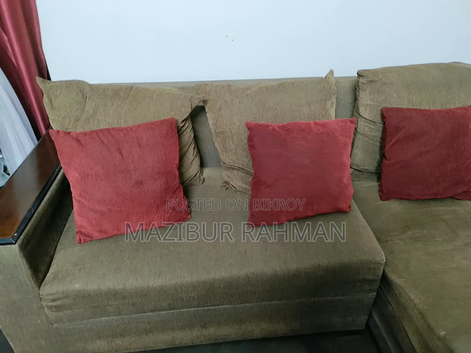সোফা( এল শেপ)