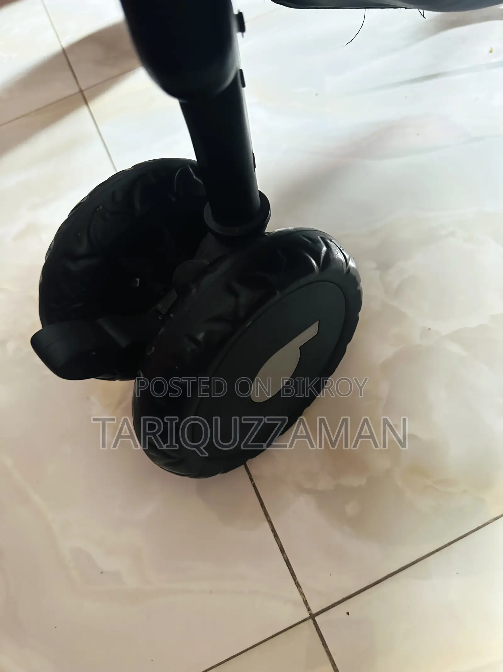 A baby stroller will be sold