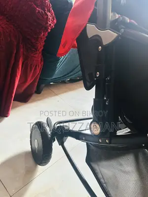 A baby stroller will be sold