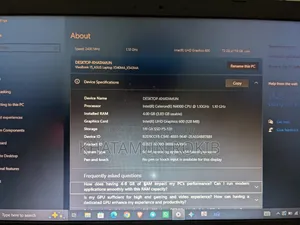 Laptop Asus Vivobook 15 4GB Intel Celeron SSD 128GB