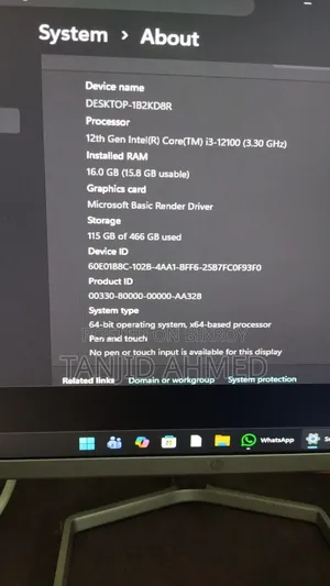 Gaming PC Setup With Monitor, Keyboard & Mouse