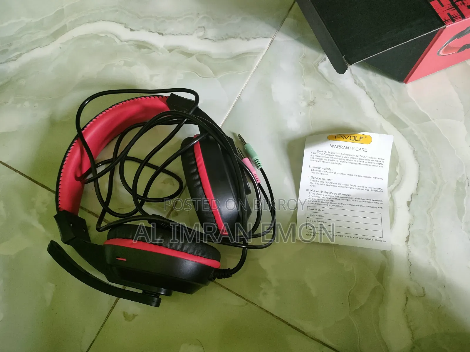 T-Wolf H150 Wired Gaming Headphone