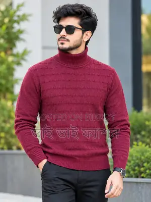 মেনস হাই নেক টি-শার্ট