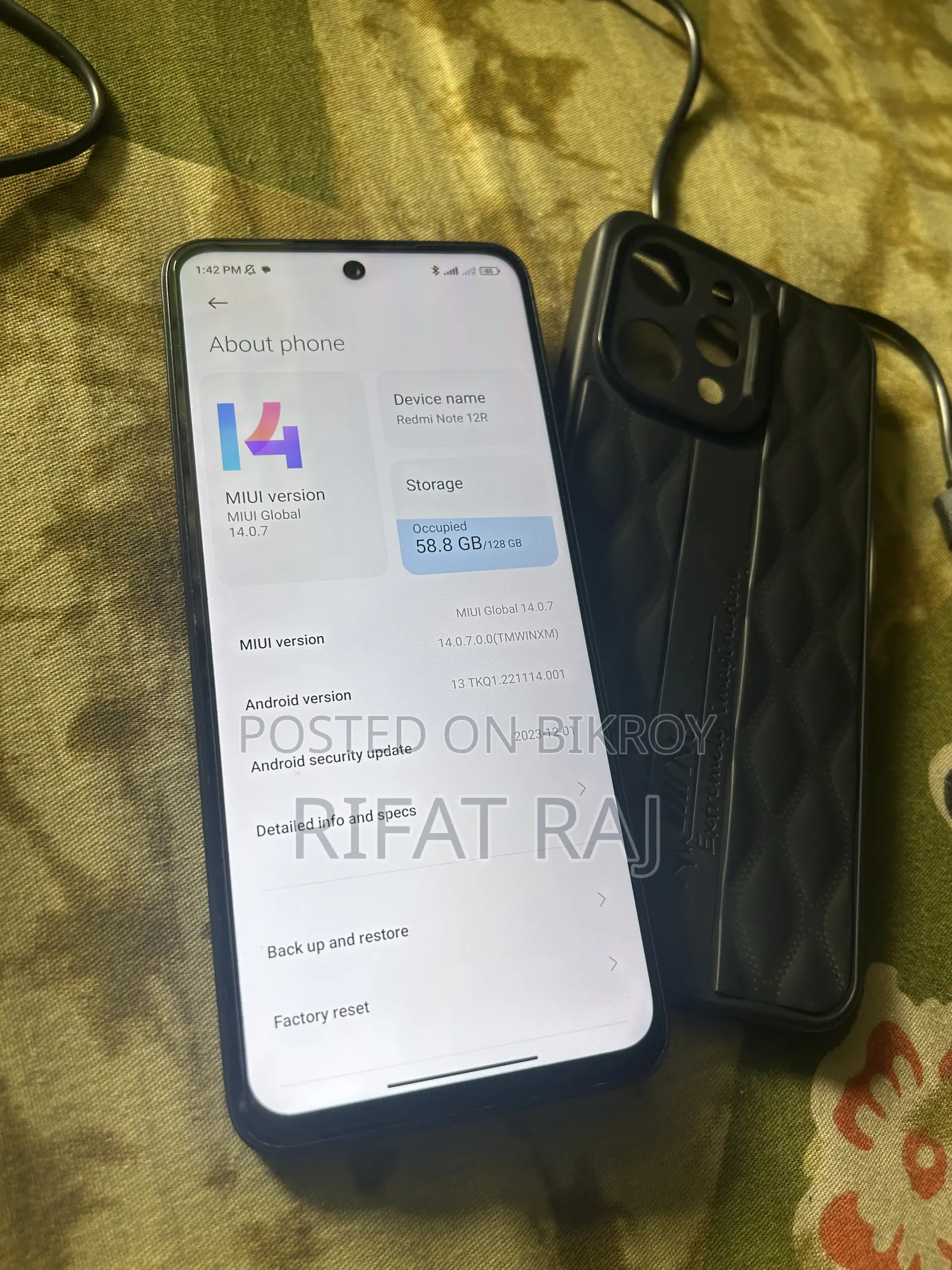 Xiaomi Redmi Note 12 128 GB Red
