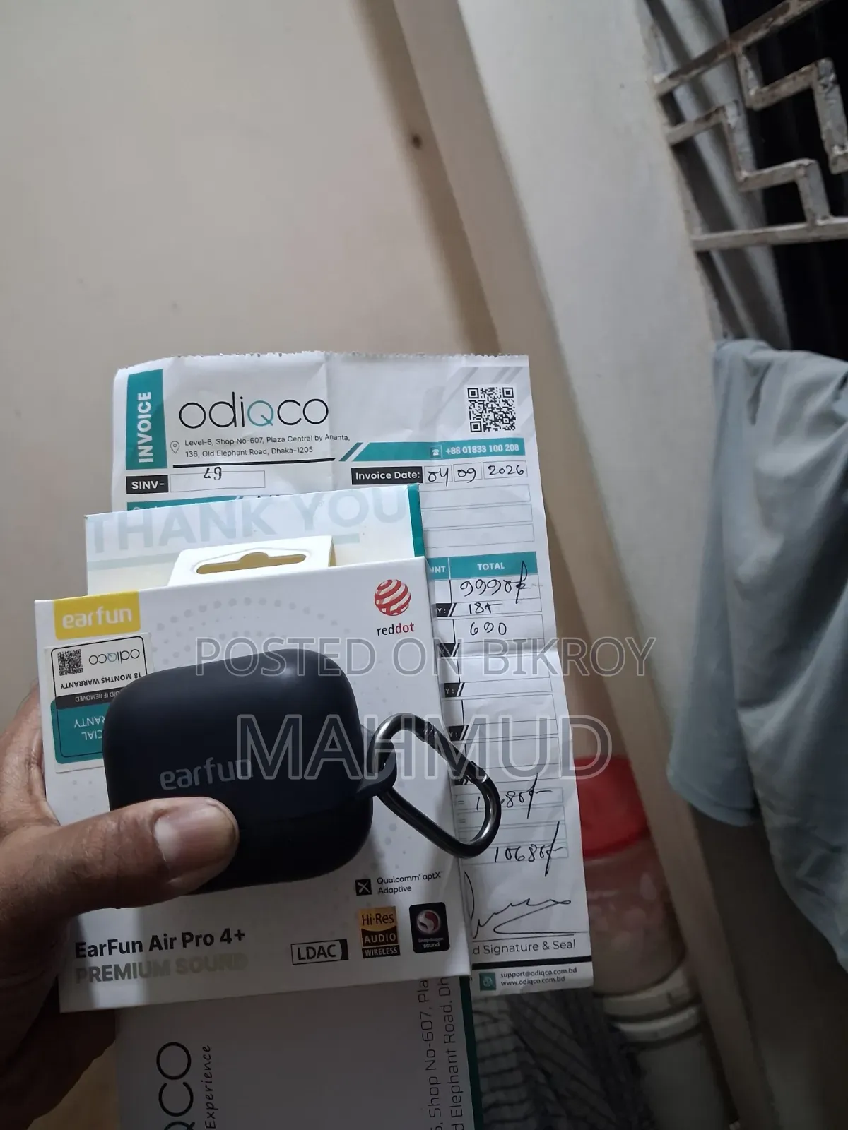 Earfun Air Pro 4 Plus (17 Months Official Warranty Available, Box + Memo)