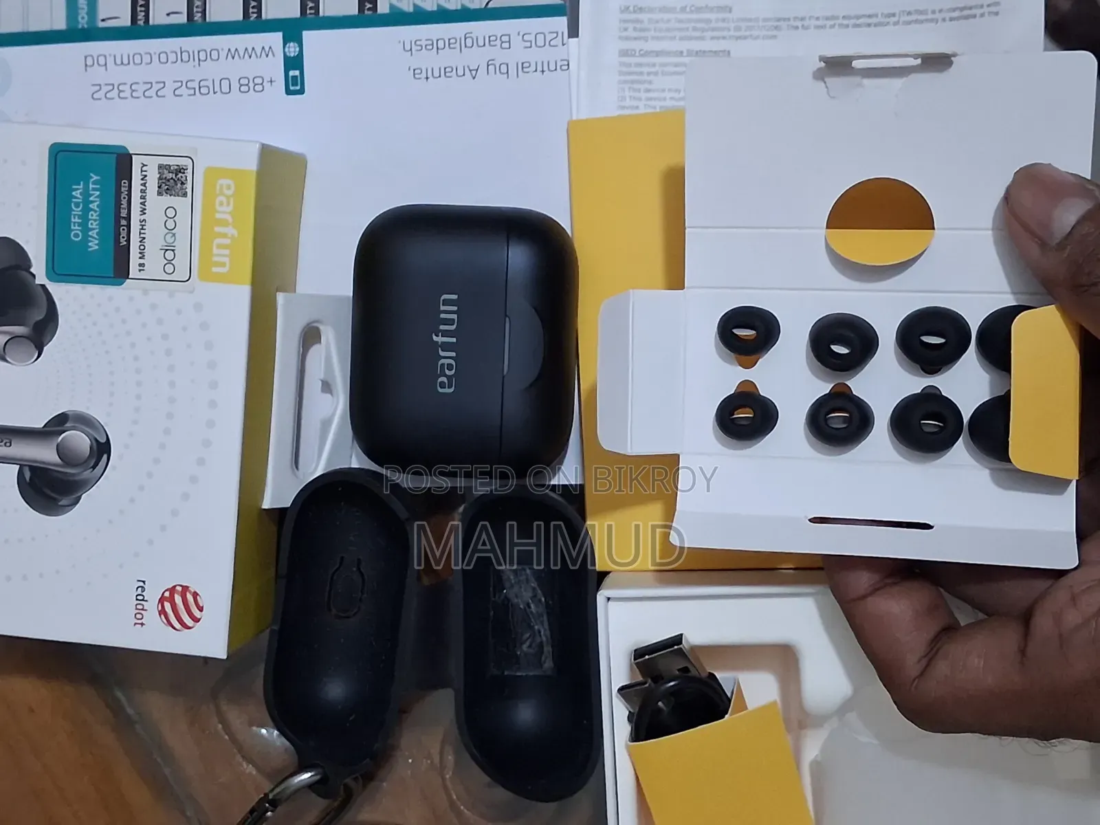Earfun Air Pro 4 Plus (17 Months Official Warranty Available, Box + Memo)