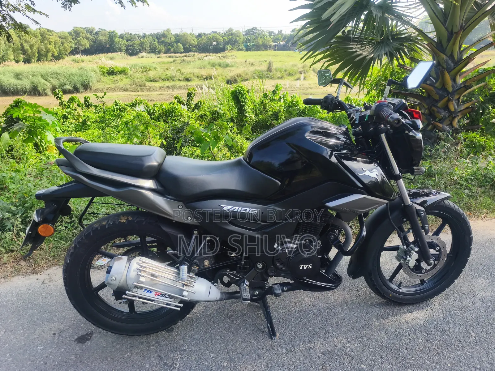 টিভিএস রাইডার ১২৫ ২০২৪ কালো