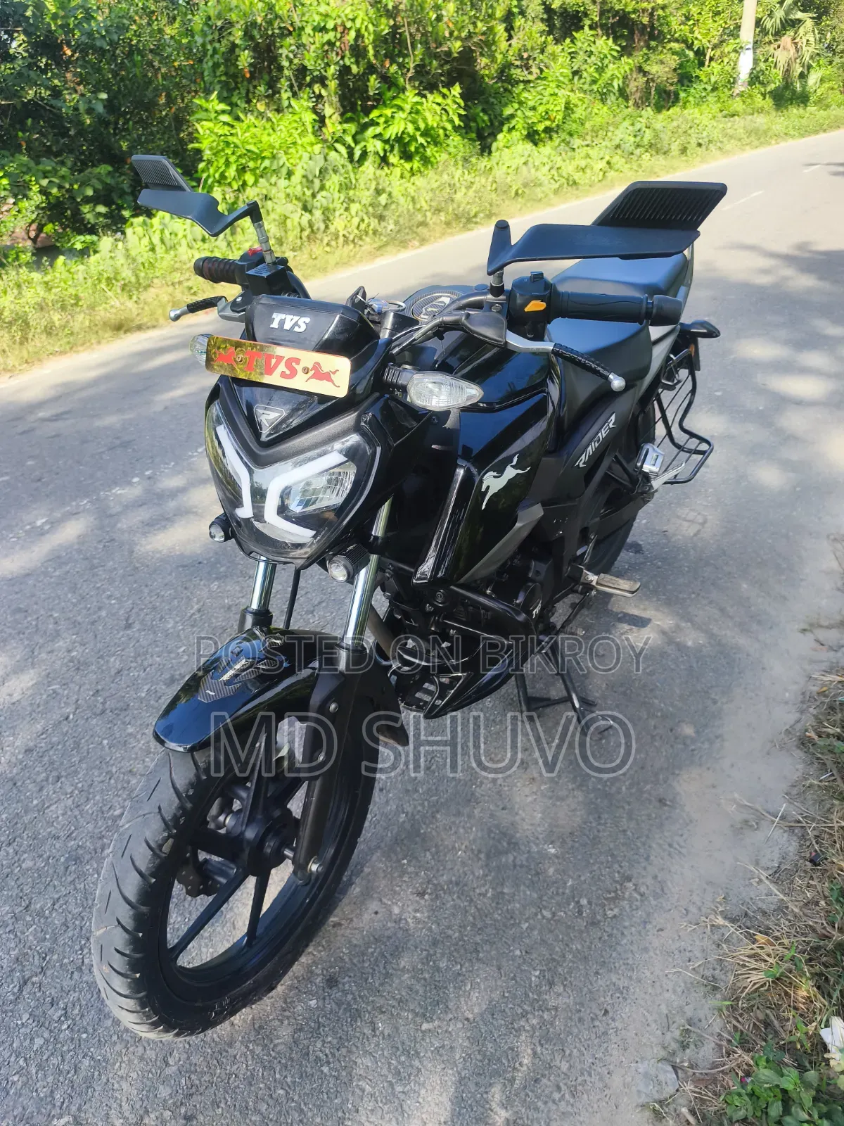 টিভিএস রাইডার ১২৫ ২০২৪ কালো