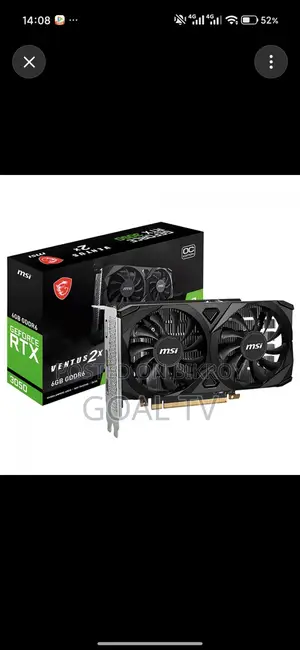 MSI Invidia Rtx3050 6GB Ddr6