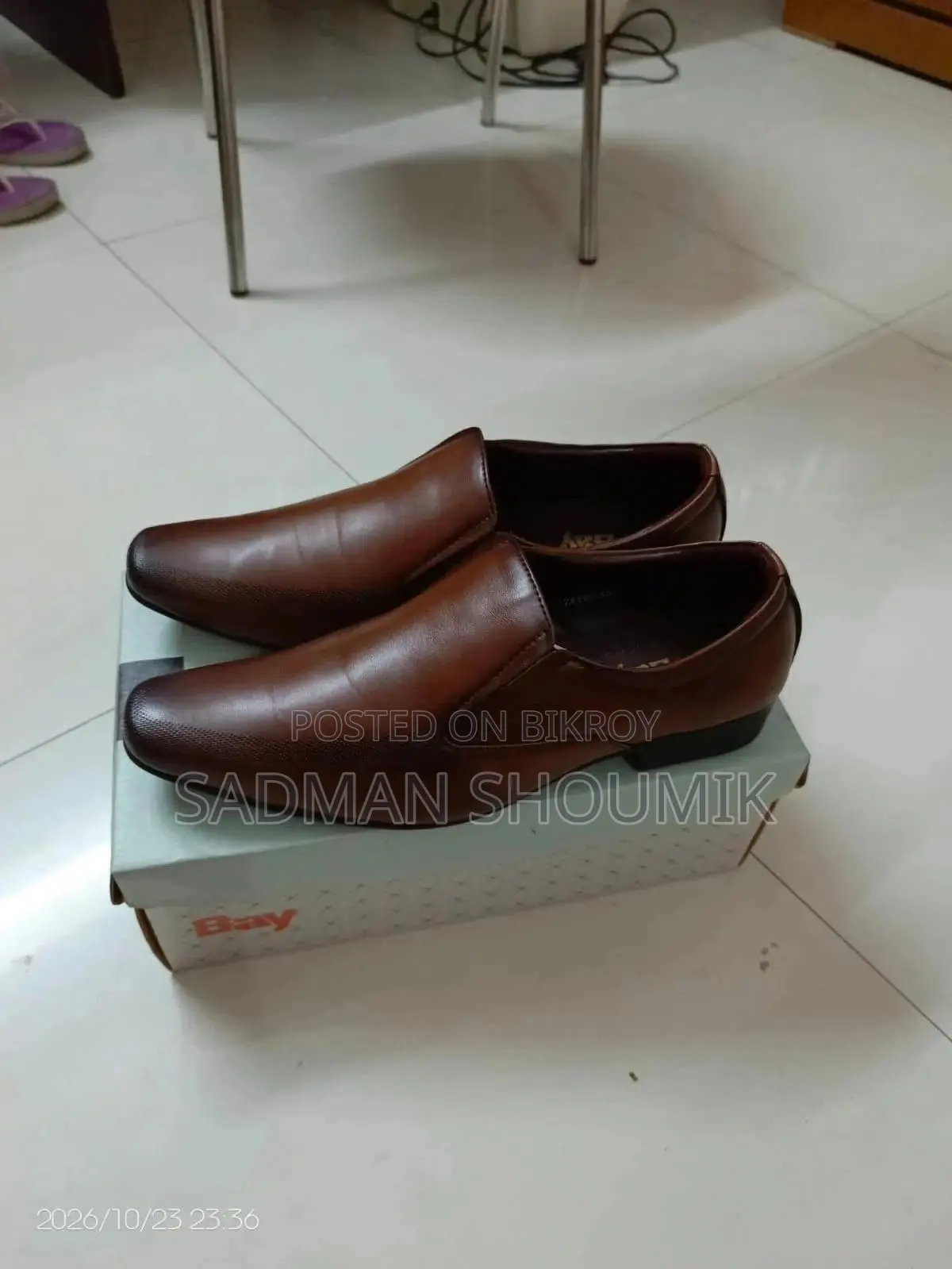 বেই ব্রাউন ফরমাল জুতো (মাত্র ৩ দিন ব্যবহৃত)
