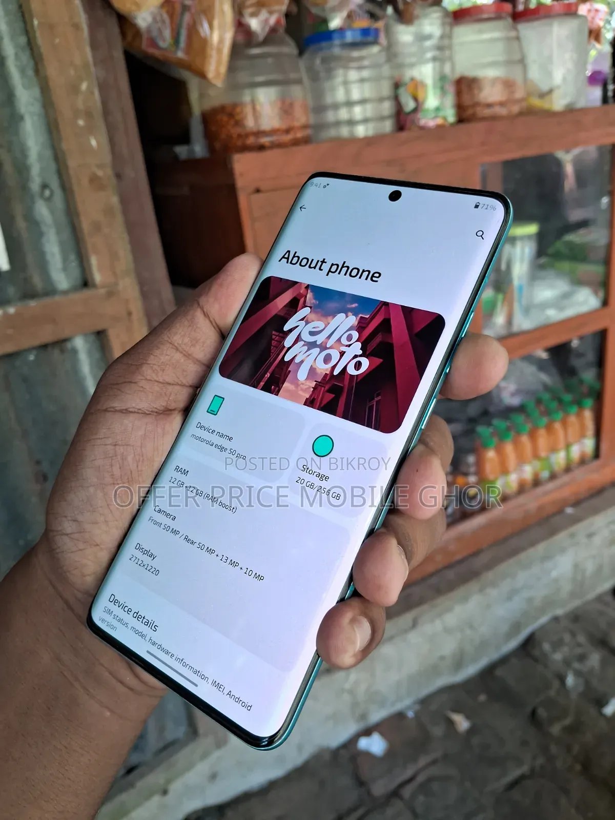 Motorola Edge 50 Pro 256 GB Gray