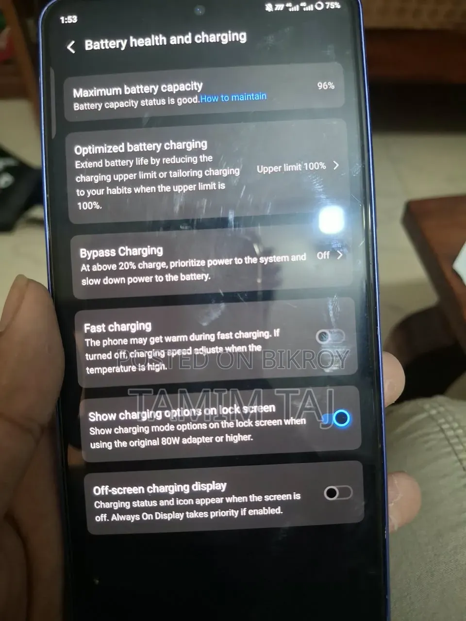 iQOO 256 GB Blue