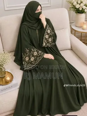 New Design Embroidery Burqa for Those Who Want to Take