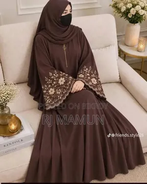 New Design Embroidery Burqa for Those Who Want to Take