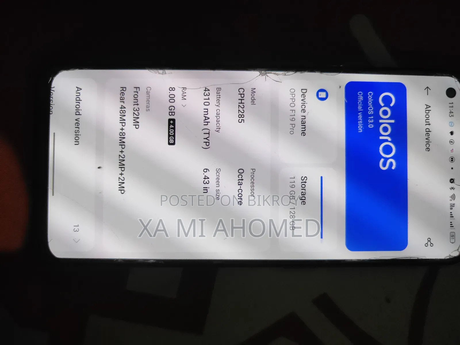 Oppo F19 Pro 128 GB