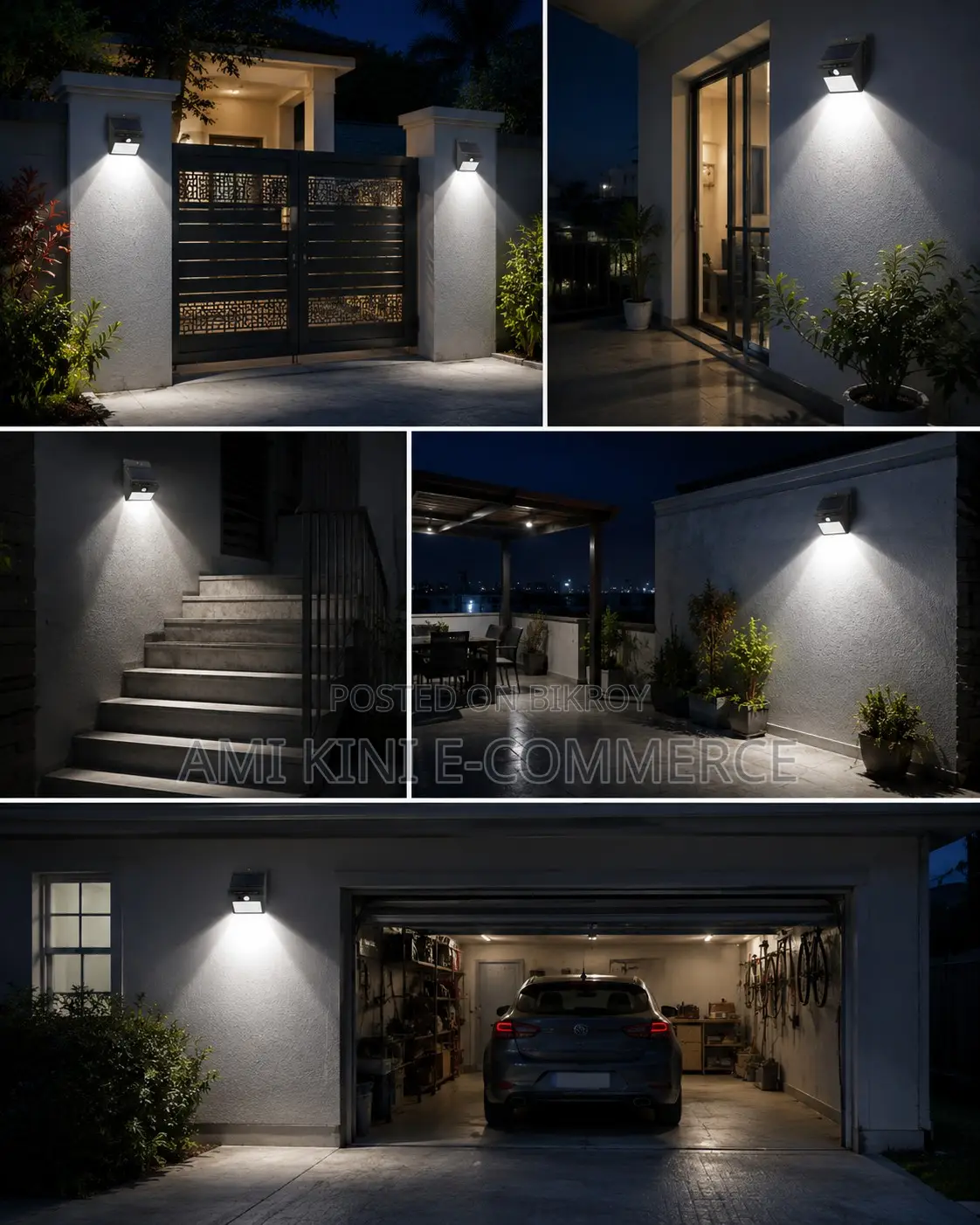 30LED Motion Sensor Solar Light 1pc