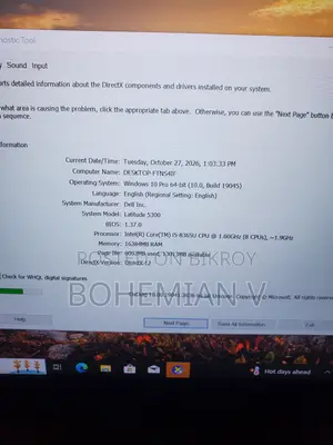 Laptop Dell Latitude 5300 8GB Intel Core i5 SSD 256GB