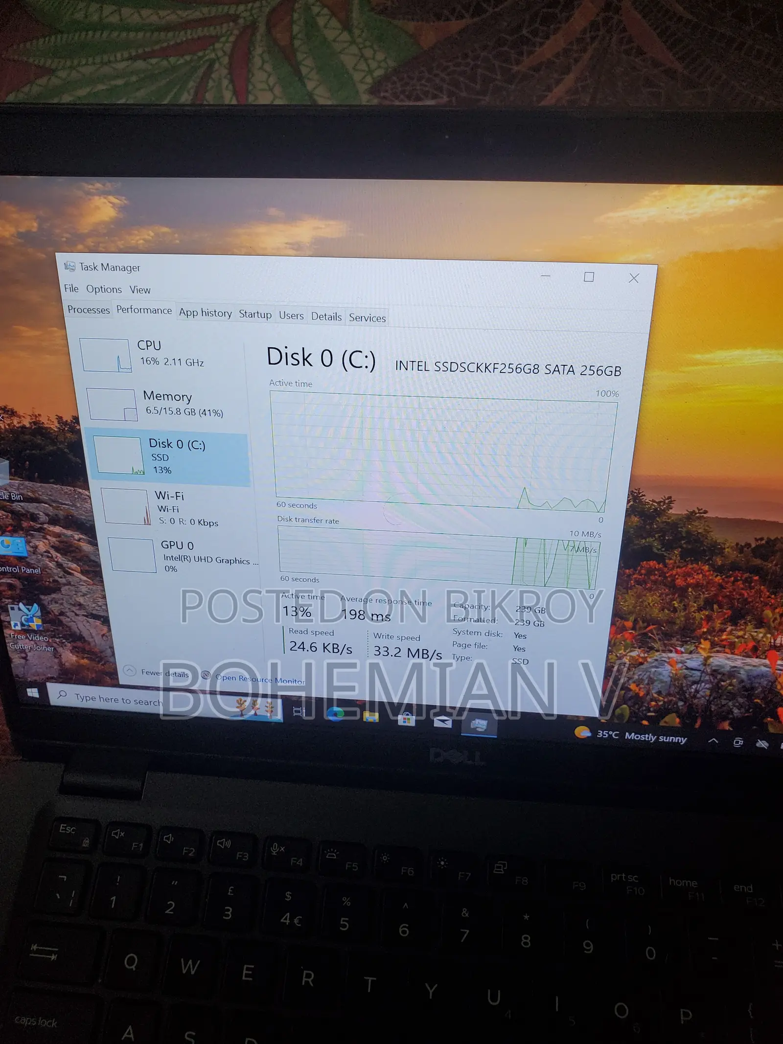 Laptop Dell Latitude 5300 8GB Intel Core i5 SSD 256GB