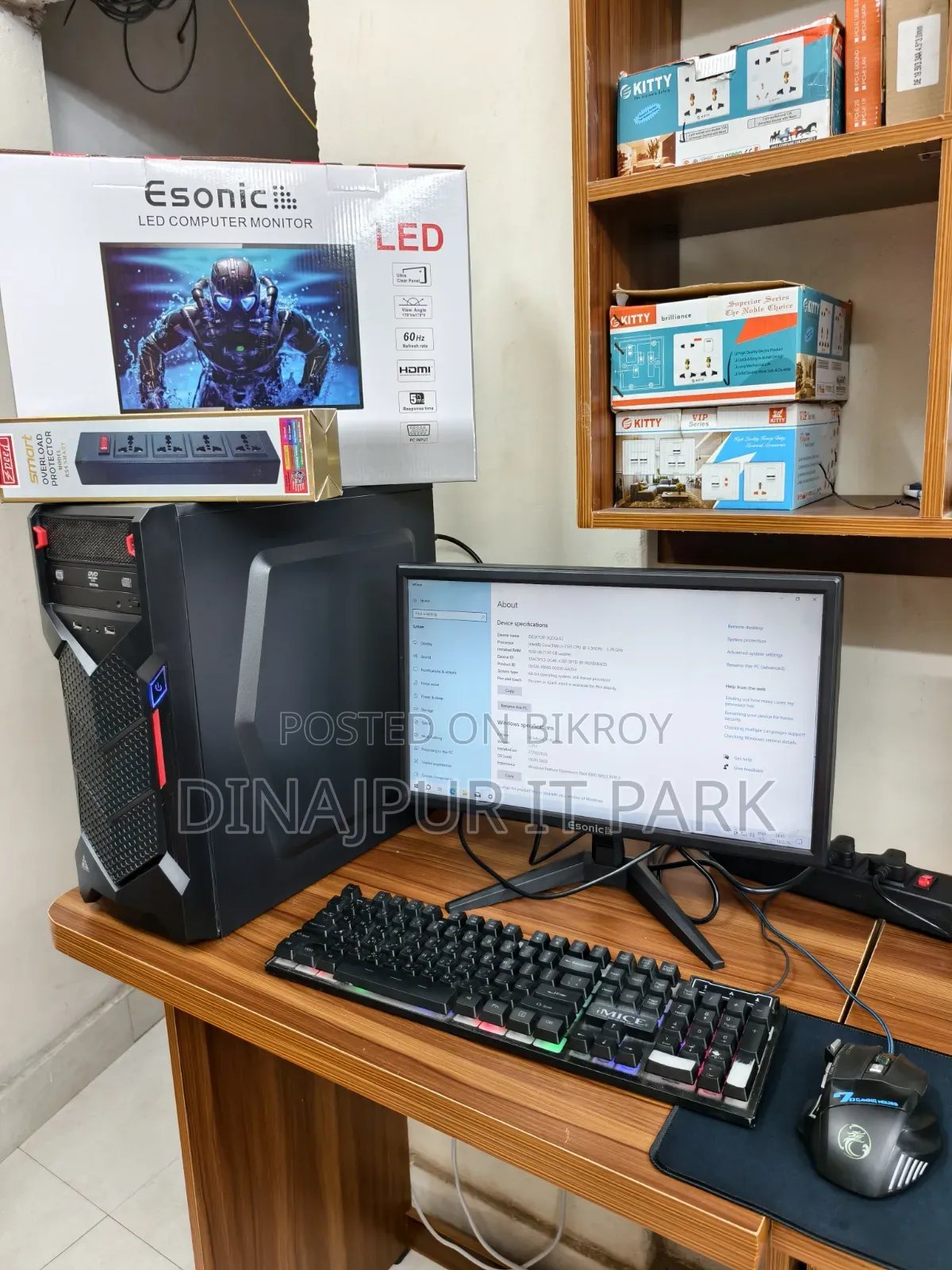 New Desktop Computer 8GB Intel Core i3 SSD 128GB