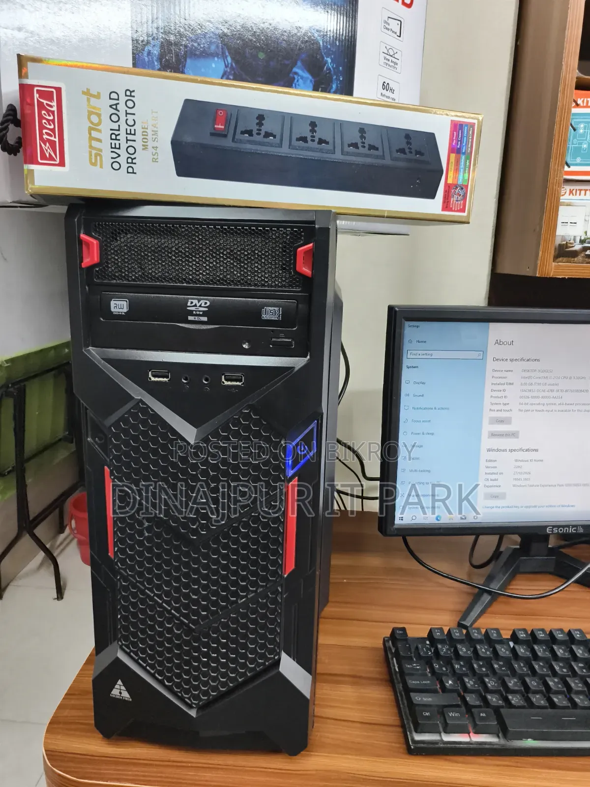 New Desktop Computer 8GB Intel Core i3 SSD 128GB