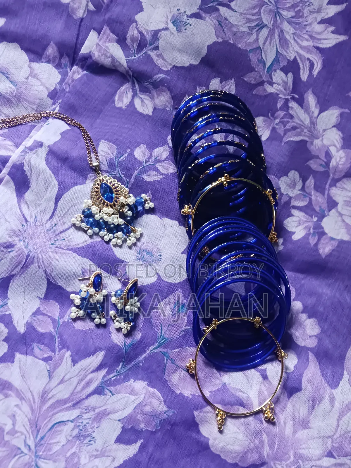 বালা এবং দুল 💜💙