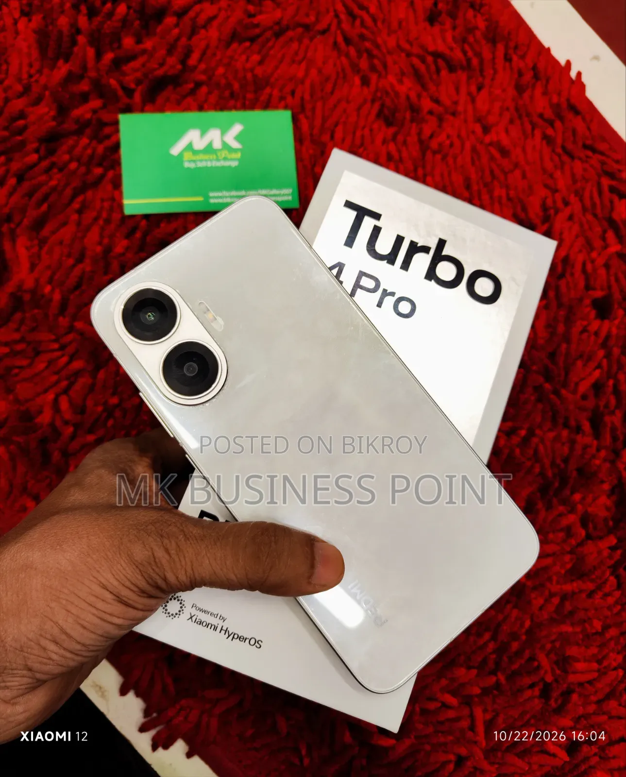 Xiaomi Redmi Turbo 4 Pro 256 GB White