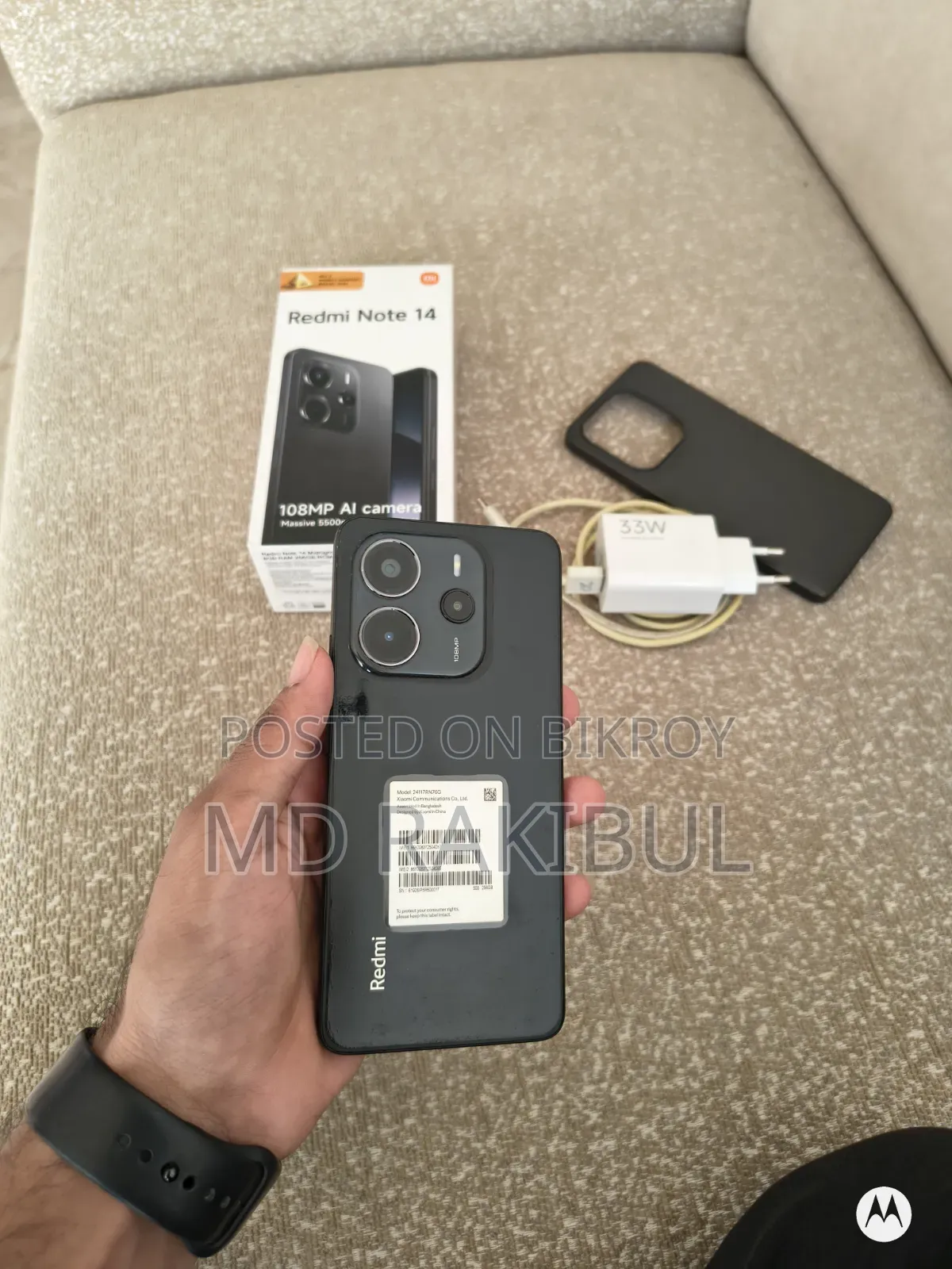 Xiaomi Redmi Note 14 4G 256 GB Black
