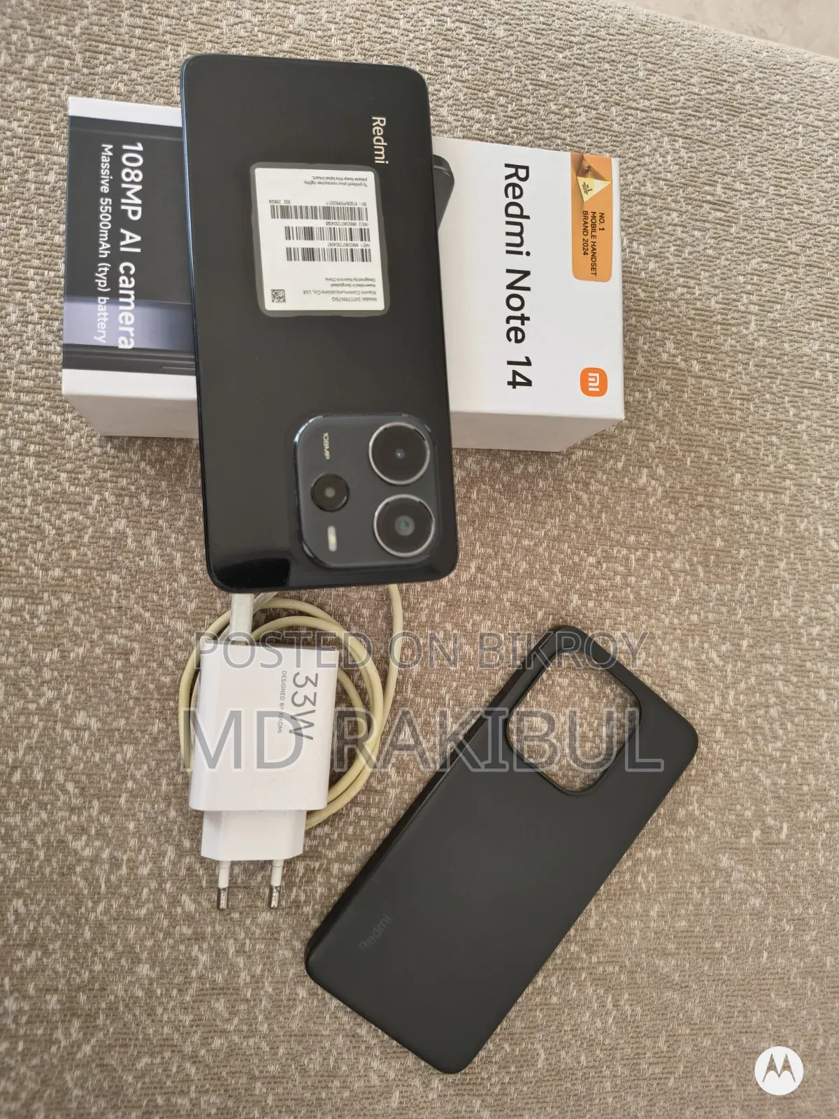 Xiaomi Redmi Note 14 4G 256 GB Black