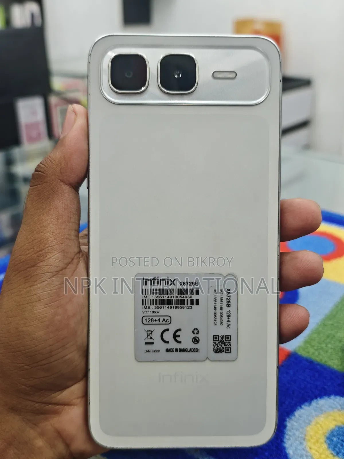 Infinix Smart 10 Plus 128 GB Silver