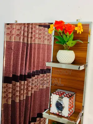Wooden – Luxury Mirror Shelf and Luxury Book Shelf