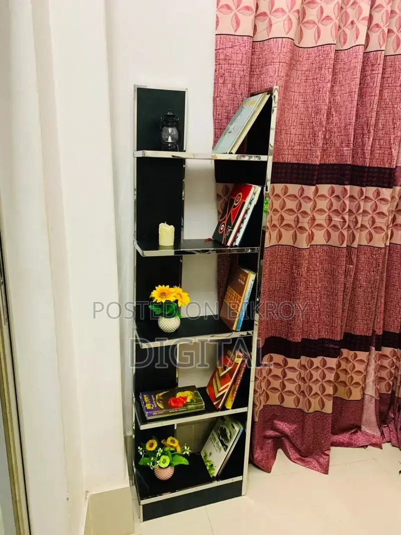 Wooden – Luxury Mirror Shelf and Luxury Book Shelf