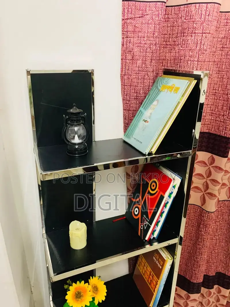 Wooden – Luxury Mirror Shelf and Luxury Book Shelf