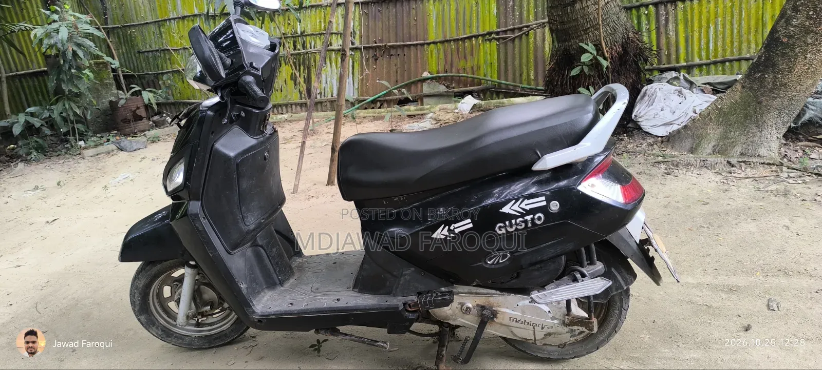 New Mahindra Gusto 2018 Black