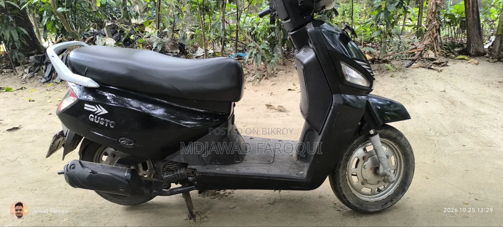 New Mahindra Gusto 2018 Black
