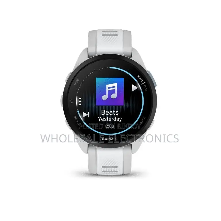 GARMIN FORERUNNER 165 MUSIC MIST GRAY / WHITESTONE (Only Pre-Order)