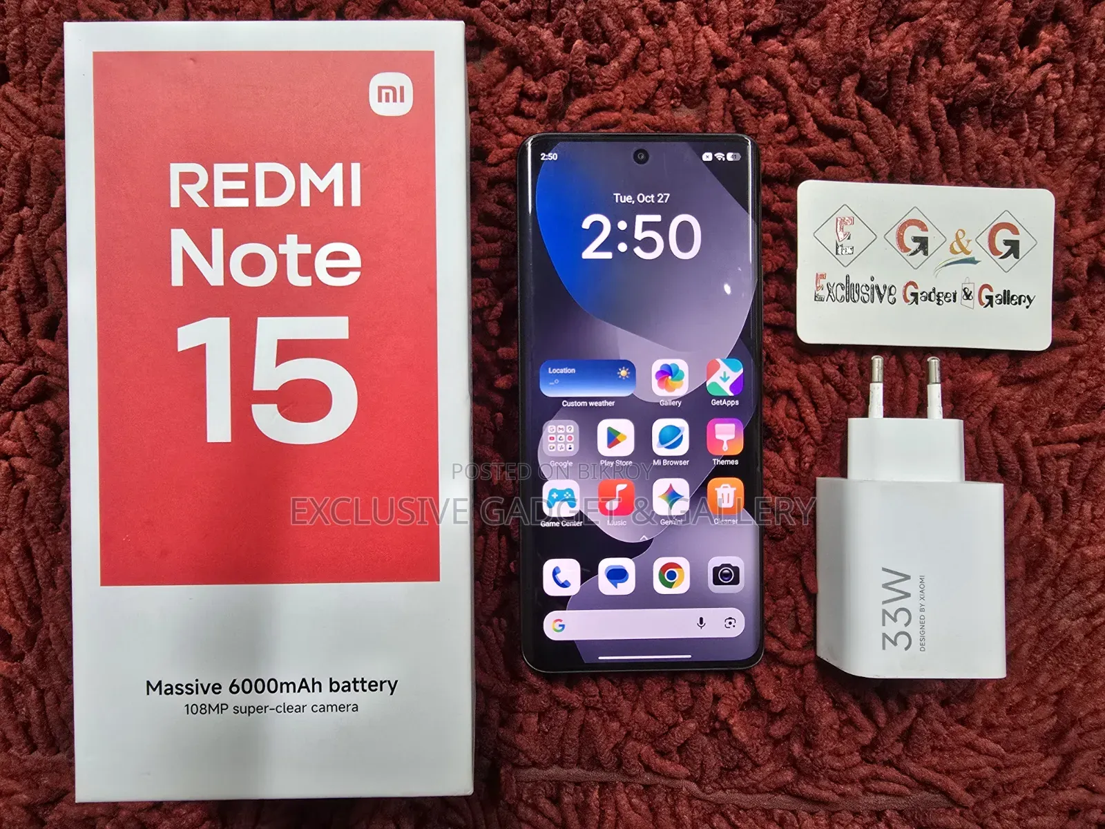 Xiaomi Redmi Note 15 256 জিবি ব্ল্যাক