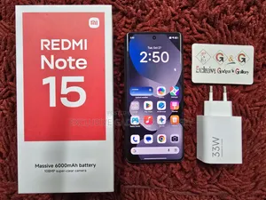 Xiaomi Redmi Note 15 256 জিবি ব্ল্যাক
