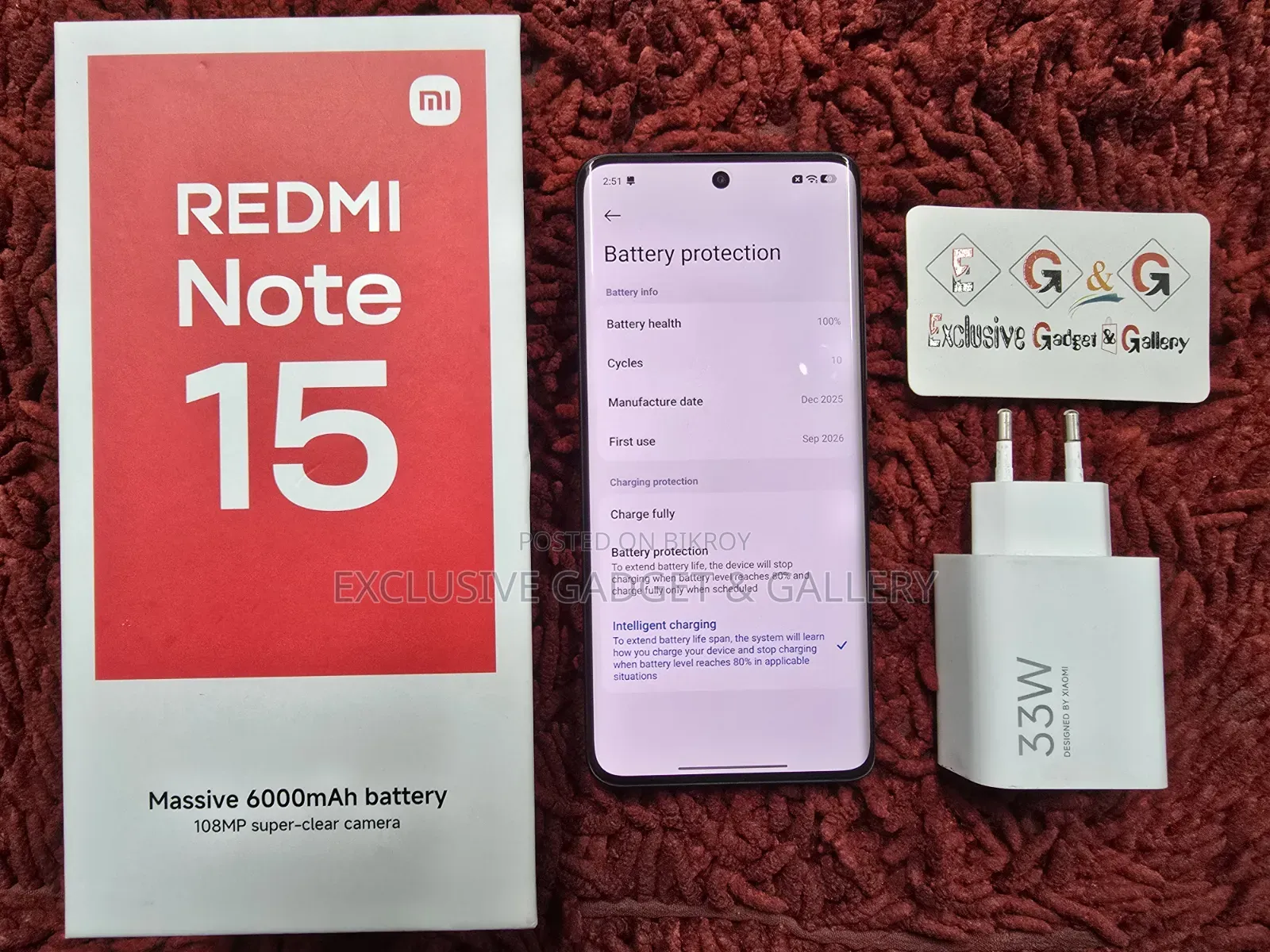 Xiaomi Redmi Note 15 256 জিবি ব্ল্যাক