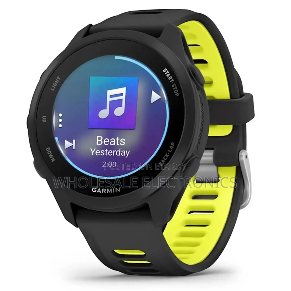 GARMIN FORERUNNER 170 MUSIC BLACK/AMP YELLOW (শুধুমাত্র প্রি-অর্ডার)