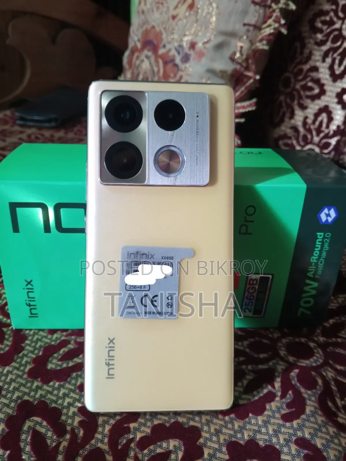Infinix Note 40 Pro 256 GB Gold