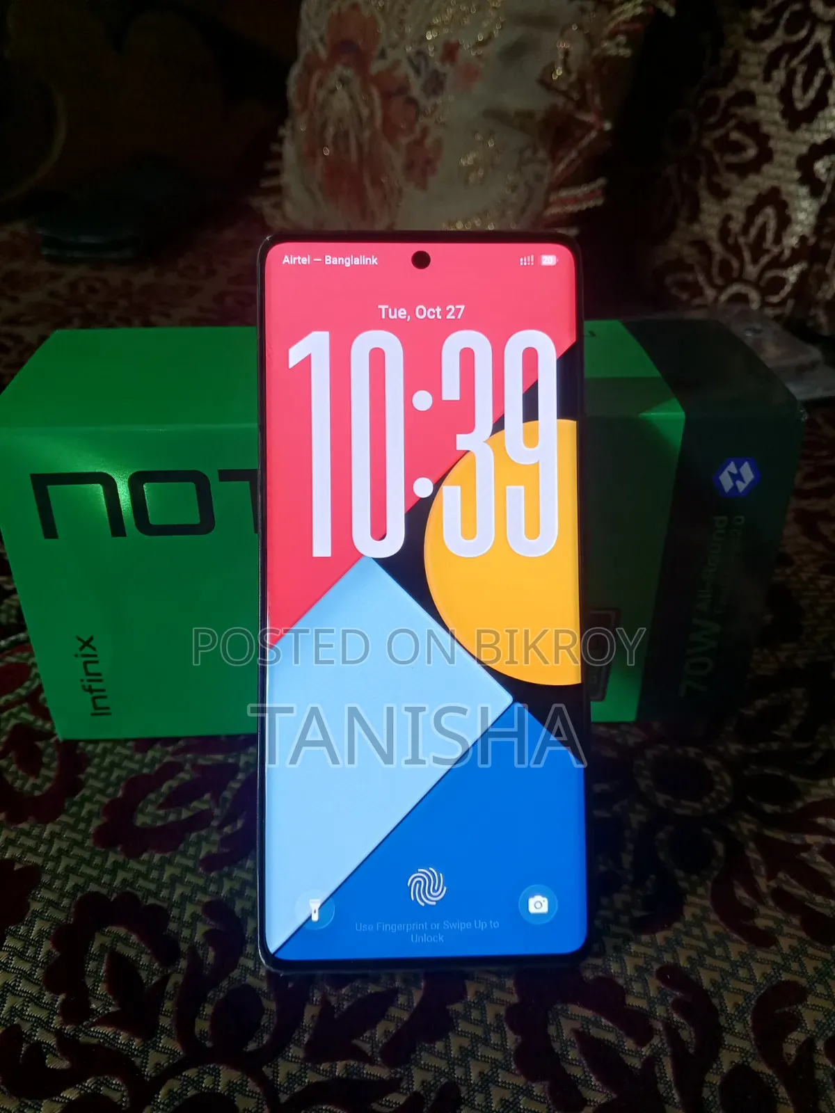 Infinix Note 40 Pro 256 GB Gold